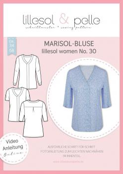 Papierschnittmuster lillesol women No.30 Marisol-Bluse